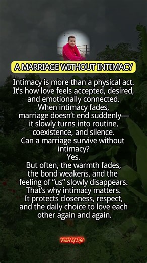 a marriage without intimacy #shortvideo #shorts ‎#marriagequotes‎#marriagegoals‎#strongmarriage