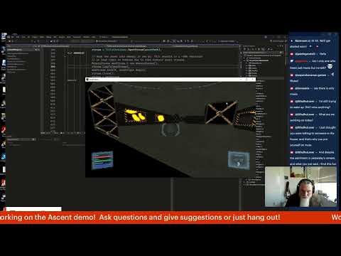 MonoGame Code Time! w/Tom working on Ascent, our 3D Corridor Shooter