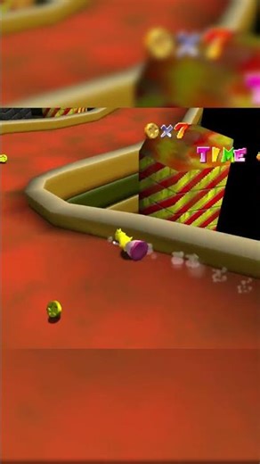 Princess Peach Does the Princess Slide 👑💨 | Super Mario 64 #Shorts