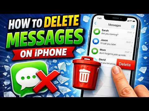 How to Delete Messages on iPhone