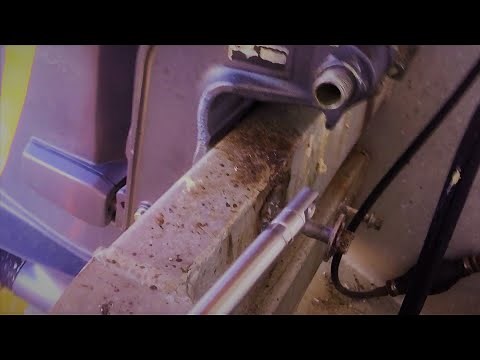 Boat Steering Cable install (2001 Godfrey Sweetwater Pontoon - Yamaha 70 TLRZ)