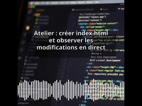 Atelier : créer index.html et observer les modifications en direct | Full Stack Web Developer