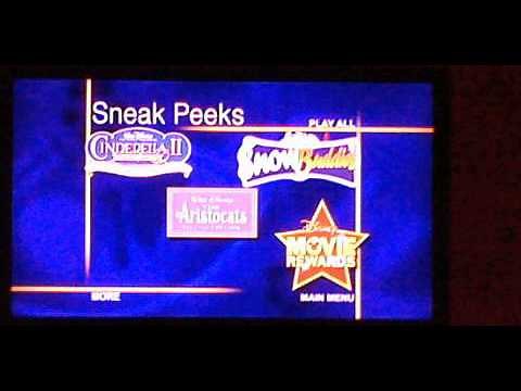 Sneak Peeks Menu (From Underdog DVD)
