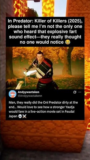 Please tell me I’m not the only one who heard that explosive fart sound effect—they really thought