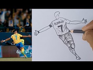 Unlocking the Art Portrait Drawing Cristiano Ronaldo