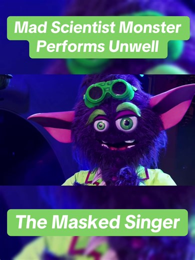 Mad Scientist Monster Performance on The Masked Singer