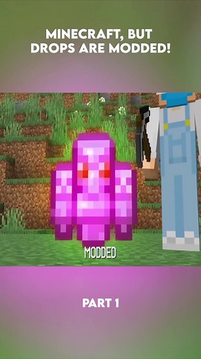 Minecraft with Unique Drops: Modded Gameplay Experience