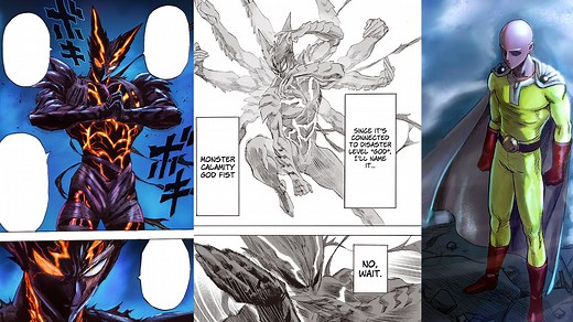 Garou Masters GOD SLAYER Fist! GOD UNLEASHED!? One Punch Man One Punch Man Chapter 155 - Garou vs Flashy Flash vs Platinum S! Garou masters his ultimate move, "Monster Calamity Godslayer Fist." Also, it appears that he awoken GOD!? | Mastar Media