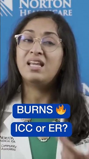 BURNS 🔥 URGENT CARE OR ER?