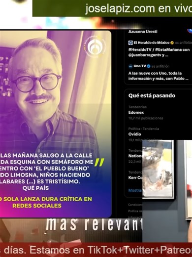 ¡La mariposa de TV Azteca! Pedro Sola se lanza contra Sheinbaum ¡Lo ordenó Salinas! (1)_part03