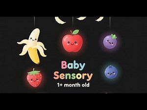 Falling Fruits 🍎🍌 Baby Sensory Video | Soft Cartoon for Newborns (0-6 Months)