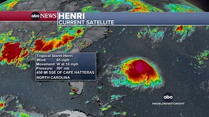 20K views · 336 reactions | HURRICANE THREAT: As Tropical Storm Henri grows stronger, it is now expected to become a hurricane and slated to impact the New England Coast. Ginger Zee has more on the timing and the track. https://abcn.ws/2Uwv1Su | ABC World News Tonight with David Muir | Facebook