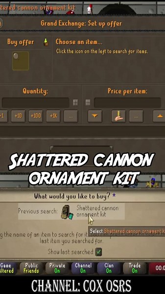 Como PONER El Dwarf Multicannon Así De Chulo [OSRS] #Shorts