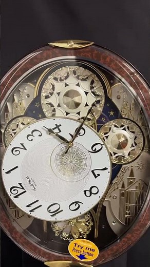 “Gala” RHYTHM Magic Motion Clock - 4MH858WU23