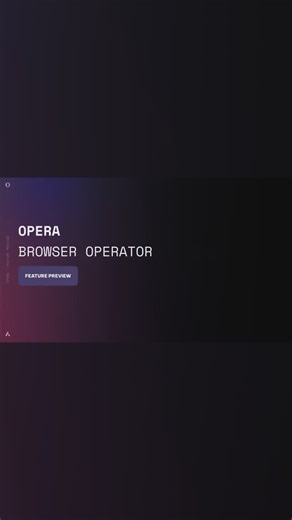 Opera on Instagram: "Introducing Opera’s Browser Operator. Imagine a browser that can just do things for you. Finish tasks you might just find too complex or too boring. Today we’re previewing a browser AI agent that gets stuff done for you. Let’s dig deeper! 🧵"