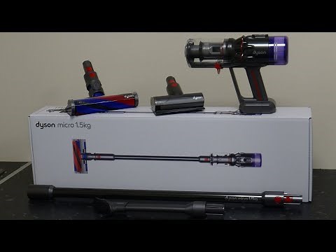Dyson Micro 1.5Kg Cordless Vacuum Cleaner Demonstration