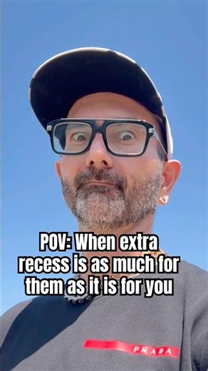Extra recess? YES PLEASE! ☀️😵‍💫 #recess #teacherlife #teacherhumor #teacher #school #fyp #teaching