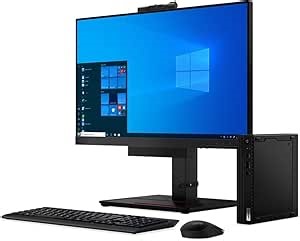 Amazon.com: Lenovo ThinkCentre M75q Gen 2 Tiny Desktop | Ryzen 5 Pro - 4650GE - Disco duro SSD de 128 GB - 8 GB de RAM | 6 núcleos @ 4.2 GHz Win 10 Pro Negro : Electrónica