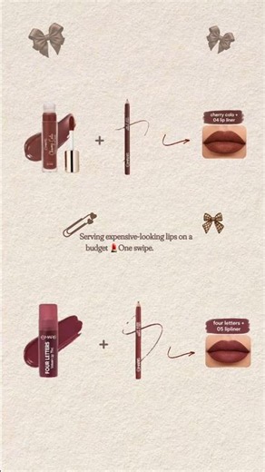 MARS Lipstick + Lip Liner Combos You’ll Love 🤎