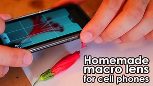 Homemade Macro Lens for Camera Phones