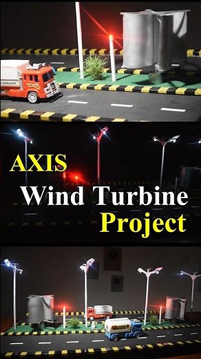 How to Make Vertical Axis Wind Turbines Project | Best Low Budget Award Winning Project #shorts