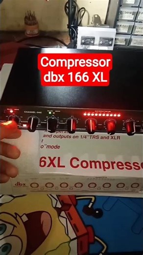 Compresor dbx 166 XL. #shorts