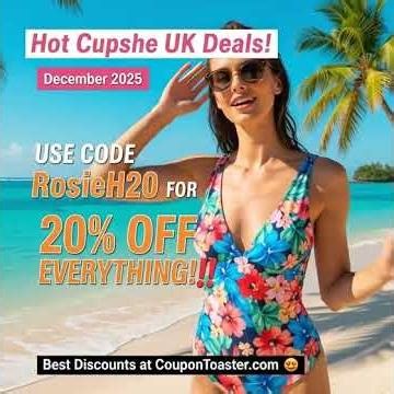 Hot Cupshe UK Deals December 2025 via CouponToaster.com!