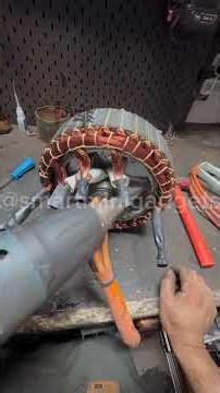 Electric Car Motor Repair in Transit part-2 | #diy #shorts