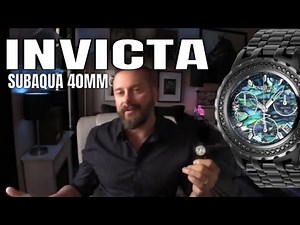 Invicta Subaqua Watch Review : The Invicta Subaqua Specialty 40mm watch in Detail