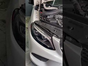 Mercedes benz GLE43 Engine mount replace easy fixed w166 how to change engine mount