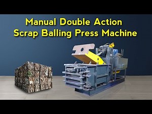 स्क्रैप बेलिंग मशीन | All Types of scrap baling press machines