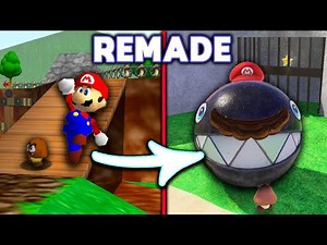 AWESOME Super Mario 64 stage remade in Super Mario Odyssey mod!