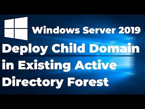 How to Add a Child Domain to an Existing Forest | windows server 2019