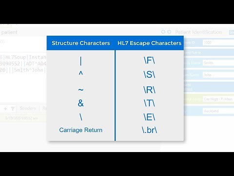 HL7 Escape Characters