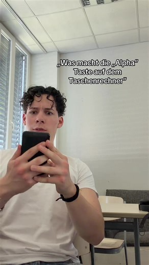 Alpha Taste auf dem Taschenrechner: Was passiert?