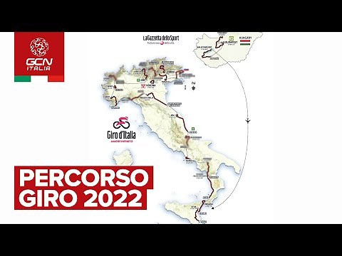 Giro d’Italia 2022: presentazione del percorso.