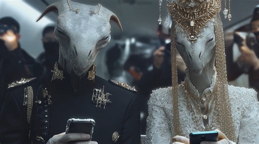 SUPERMODELs part 2 - DEPARTUREs. The glamour work of the intergalactic Alien creatures and Divas is now done in. The photos studios is left behind and all the Runways and the catwalks; The Alien Supermodels are now on there way home after the sci-fi fashion show. However a intergalactic paparazzi never rest, and they all need that last pic of the idols: intergalactic super famous models. Also super happy to announce im been accepted to Higgsfield Ai CCP program. Some of my more complicated works