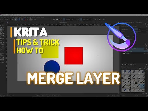 Krita How To Merge Layers