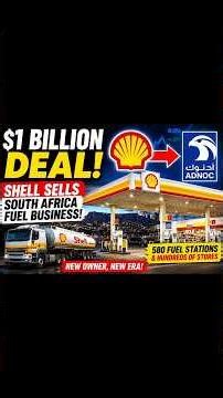 Shell Just SOLD South Africa! $1 Billion Deal Hands 580 Fuel Stations to Abu Dhabi"