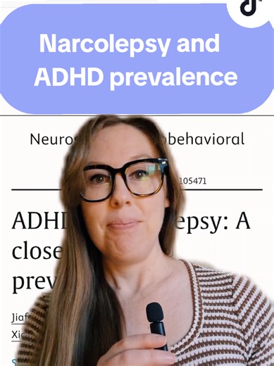 A 2024 systematic review and meta-analysis looked at the overlap between ADHD and narcolepsy across 10 studies and 839 patients with narcolepsy. Researchers found that about 25% of people with narcolepsy also meet criteria for ADHD, and people with narcolepsy had about 9.6× higher odds of ADHD compared to healthy controls. ADHD symptoms were also linked with: • excessive daytime sleepiness • fatigue • insomnia severity • lower quality of life They also found subtype differences: ADHD appeared in