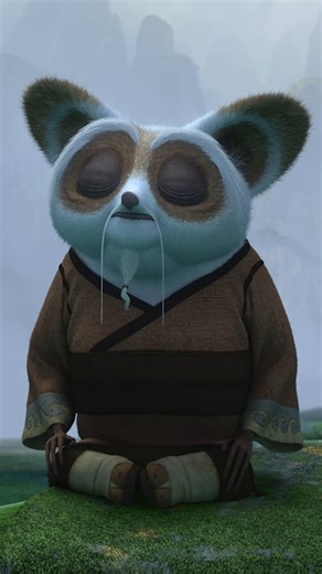 Trying to keep cool from the summer heat. 😅 | Kung Fu Panda