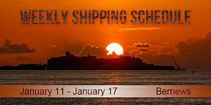 Shipping Schedule: Week Starting January 11 - Bernews