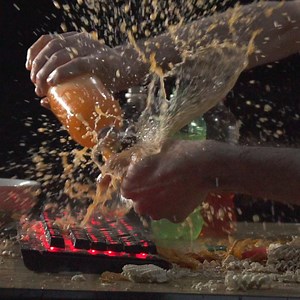 931K views · 403 reactions | Stress testing a snack-proof keyboard. | Verge Reviews | Facebook