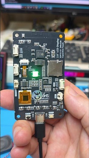 The Beast! ESP32-S3 with 2.8inch touch screen. #esp32 #arduino #esp32s3