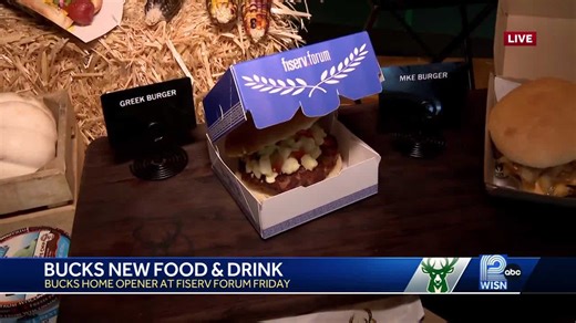 The Milwaukee Bucks announces its newest menu items ahead of the season