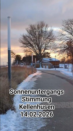 Sonnenuntergangs Stimmung Kellenhusen 14.02.2026
