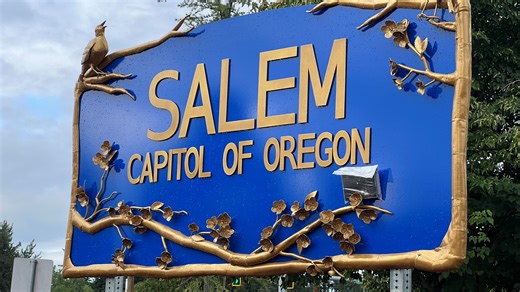 It took six years of persistence to replace a welcome sign in Salem. Here's why.