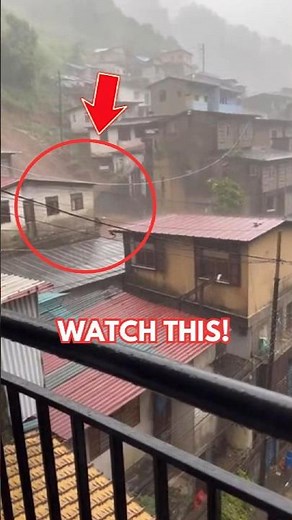Landslide Slams Into Hillside Homes After Heavy Rain