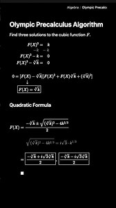 Olympic Precalculus Algorithm #maths #shorts