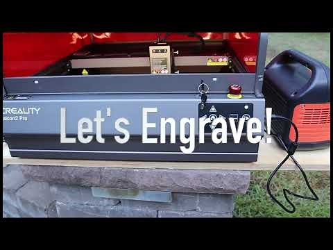 Creality Falcon 2 Pro Engraving From An SD Card